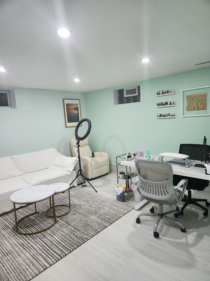 Interior do Estúdio Brazilian Nails